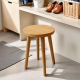 Plant support Round solid wood step stool garden stool Wooden Stoo