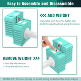 Adjustable Weight Dumbbells Set of 2, 3.4lb/5.7lb/8lb/10.3lb/12.6lb Each Hand Weight Sets for Women/Men, Adjustable Dumbbells Set for Home Gym Fitness Workout Strength Training