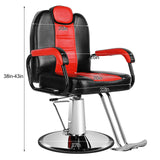 Artist hand Salon Chair for Hair Stylist Reclining Barber Chair Heavy Duty Hydraulic Hairdresser Chair Spa Furniture Shampoo Extra Wider Seat Beauty Hair Salon Equipment