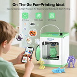 3D Printers with WiFi Cloud Printing, Huge Library, Fully Assembled, Mini 3D Printer for Beginners and Kids with Auto Leveling