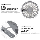 Adjustable Aluminum Alloy Laptop Cooling Pad with Colorful LED Fan
