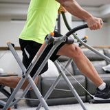 Gazelle Glider Elliptical Hybrid Exercise Machine for Home Gym, Pacer or Sprinter Model - Low-Impact Cardio & Strength Training, Total Body Workout, Foldable Steel Frame, Fitness Tracker Computer