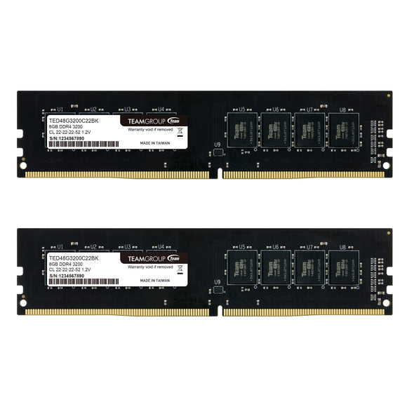 Elite DDR4 16GB Kit (2 x 8GB) 3200MHz (PC4-25600) CL22 Unbuffered Non ...