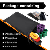 Non Latex Resistance Bands, Pull Up Assistance Bands, Exercise Bands Resistance, Workout Bands Resistance for Men and Women, Stretch Bands for Exercise, Physical Therapy, Fintness, Training