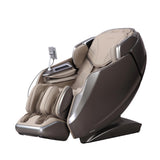 AmaMedic 2026 4D Massage Chair for Full Body, Revive, Health Fingerprint Sensor, AI Health Detection, Extended SL-Track, Professional Massage Chair (Brown)