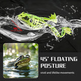 Weedless Topwater Frog Lures - 5PCS Hollow Body Frog Lures for Walleye Fishing, Realistic Soft Plastic Swimbaits with Double Hooks for Freshwater Saltwater, Musky Pike Trout Snakehead