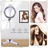 Professional 950W Standing Hair Dryer & Steamer with 360° Orbiting, Adjustable Height, and Floor Wheels for Salon Quality Hair Drying, Perming, and Color Treatments