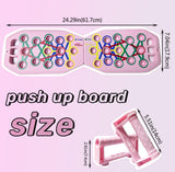 Push Up Board for Women, 28 in 1 Push up Board Pink Workout Equipment Multi-Functional Pushup Stands System Fitness Floor Chest Muscle Exercise MAORISLX