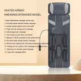 Portable Full Body Stretching Massage Mat with Airbags - 3D Lumbar Traction for Neck, Back, Waist & Hip Pain Relief, Foldable Home Relaxation Solution for Muscle Recovery