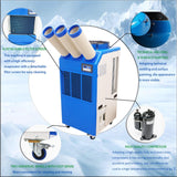 Banfluxion 220V Commercial Air Conditioner Industrial Spot Cooler Mobile Air Cooler for Indoor & Outdoor Use Commercial AC Unit, 22178 Btu/h, 910m³/h