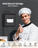 vretti Thermal Receipt Printer, 3'1/8 80mm Direct Thermal Printer with USB Serial LAN Port - Kitchen POS Printer