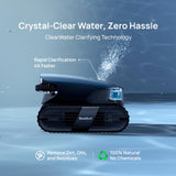 Beatbot AquaSense 2 Ultra Cordless Robotic Pool Cleaner for Complex Pools, Mapping with AI Camera, 5-in-1 Cleaning, Smart Surface Parking, Skimmer with APP Control, Water Clarification – Prussian Blue