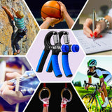 Grip Strength Trainer - 2 Pack Hand Gripper Strengthener Adjustable Resistance Non-Slip Forearm Finger Strengthener Perfect for Workout and Hand Rehabilitation N1Fit