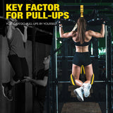 Ayombo Pull Up Assistance Bands, Adjustable Heavy Resistance Bands Set for Pull Up Bar, Home Gym Weight Workout Equipment Exercise Pull Up Bands for Muscle Training, Stretching, Physical Therapy