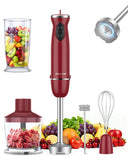 Immersion Blender 5 in 1 Hand Blender, Abuler 1000W Hand Mixer Stick,12 Speed Handheld Blender 304 Stainless Steel
