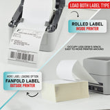 Arkscan 2054K-WF (WiFi & USB) Thermal Shipping Label Printer M300 Portable Thermal Sticker Printer