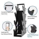 Dumbbell Storage Rack Weight Organizer Rack Only for Home Gym Weight Rack No need Assembly (4-Tier) Tamisom