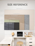 Fluxynara Large Felt Bulletin Board,70.8" x 47.2", Black