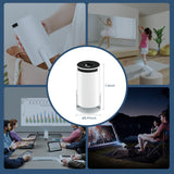 Mini Projector with WiFi & Bluetooth, SUMTAB 2026 Upgraded Portable Projector, 1080P & 4K Support Video Projector, Smart Projector for Home Outdoor, Compatible with iOS/Android/Windows