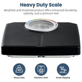 TIPRE Analog Scale for Body Weight, Mechanical Bathroom Scale, Analog Scale for Body Weight, 150kg/330lb, Dial Scale with Wider and Thicker Anti-Slip Platform, Simple Calibration, No Required Battery