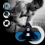 Automatic Rebound Ab Roller Wheel for Home Gym – Sturdy Core Fitness Equipment with Knee Pad – Perfect Abdominal Exercise For Men & Women, Effective Abs Workouts & Strength Training HAVENYX