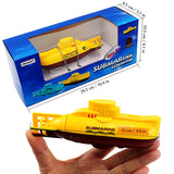 Tipmant Mini RC Submarine Toy Remote Control Boat Electric Dive for Fish Tank Water Tube Kids Gift Yellow