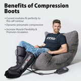 CINCOM Leg Massager for Circulation and Pain Relief, Air Compression Boots Helpful for Relaxation, Swelling and Edema Athletes Recovery