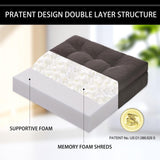 Cushions for Elderly, 20x20x5 Inch Thick Chair Cushion Patent Design Soft Tufted