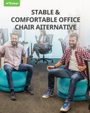 Trideer Yoga Ball Chair with Base - Stability & Fitness Ball Seat for Home Office, Pregnancy & Workout Trideer