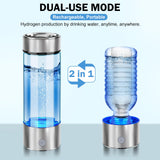 2026 New Hydrogen Water Bottle, Hydrogen Water Generator with Advanced SPE PEM Technology, Portable Rechargeable aquahealth Hydrogen Water for Office, Daily Drinking and Gifts