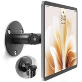 monTEK Anti-Theft Tablet Wall Mount Kiosk, Security Lock, Frameless, Black