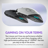Alienware Wired/Wireless Gaming Mouse AW610M - 16000 DPI, Optical Sensor