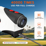 Golf Rangefinder with Slope,1200 Yards Laser Range Finder Golfing, 7X Magnification, Flag Lock Vibration,