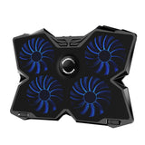 TEDILUVI Laptop Cooler Cooling Pad Notebook Gaming Stand with Four Fan