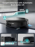 Lefant Robot Vacuum and Mop, 23000Pa Suction, 120 Day Self-Emptying, PSD 2.0 Smart Obstacle Avoidance, Auto Mop Washing, Drying&Refilling, All-in-One Robot Vacuum, Supports 2.4G/5G WiFi, M5 Max