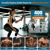 TOUSAINS ET3 Elliptical Trainers: 16-18" Adjustable Stride Cross Trainer, 32 Magnetic Resistance Machine for Home Gym, Heavy Duty 265LB Capacity, Bluetooth Quiet Workout for Seniors (Black+Ropeless)