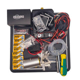 MechPuConToy Mini Engine Accessory, Ignition Set + Water Cooling Set + Battery + Charger All-in-One Aluminum Alloy Base Starter Kit for TOYAN FS-V800WGPC Engine Model