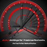 FLYBIRD Adjustable Bench,Utility Weight Bench for Full Body Workout- Multi-Purpose Foldable Incline Bench (Black) FLYBIRD