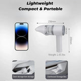 Portable Handheld Vacuum Cordless, 16000Pa Car Desk Vacuum Cleaner