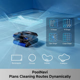 Mova Rover X10 Cordless Robotic Pool Cleaner, 7-in-1 Cleaning, AquaScan LDS Mapping & Precise PoolNavi, Smart Surface Parking, 10,000 GPH Suction, EdgeDrive Brush, Skimmer with Real-time App Control