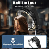 Orbiting Infrared Hair Dryer,3 in 1 Free Standing Hair Dryer 110V 1200W 360 Degree Rotating Hair Steamer Adjustable Height with Rolling Base Professional Hair Processor Styling Machine for Salon