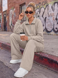 Trendy Queen Women Sweatsuits Casual Fall 2 Piece Matching Sweat Sets 2026