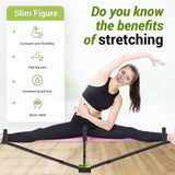 Premium 3-Bar Leg Stretcher Device | Adjustable Flexibility Equipment for Ballet, Yoga, Martial Arts & Home Gym | Stainless Steel | Non-Slip Handles | Adjustable & Portable M PAIN MANAGEMENT TECHNOLOGIES