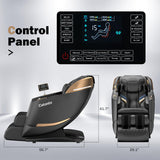 Massage Chair Full Body, Zero Gravity SL-Track Shiatsu Massage Recliner Chair with Body Scan, Airbags (U1-Black) Culanta