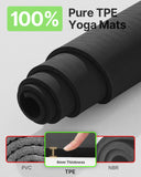 YOTTOY Large Yoga Mat,Non-Slip Workout Mat for Pilates, Fitness, Barefoot, Home Gym Studio with Strap and Towel