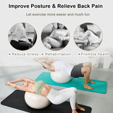 YR Exercise Ball 21.6'' Yoga Ball for Workout Pregnancy Stability
