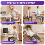 Seat Cushions for Office Chairs - Patented Extra Large Seat Cushion