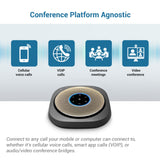 Bluetooth Conference Speakerphone - 360° Premium Voice Pickup with 6 Microphones, Smart NFC Connect, 24H Call Time VTech