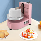 BGSHKAL Cake Decorating Machine, 80W Cake Cream Spreading Coating Smearing Machine 4-12 Inch Automatic Cream Spreading Stainless Steel Cake Scraper 0-200rpm Speed 11 Gears Spatula Holder Power Button