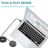 Conference Microphone for Computer, 360° Omnidirectional Condenser Mic with Mute Key, Great for Video Conference Bonke